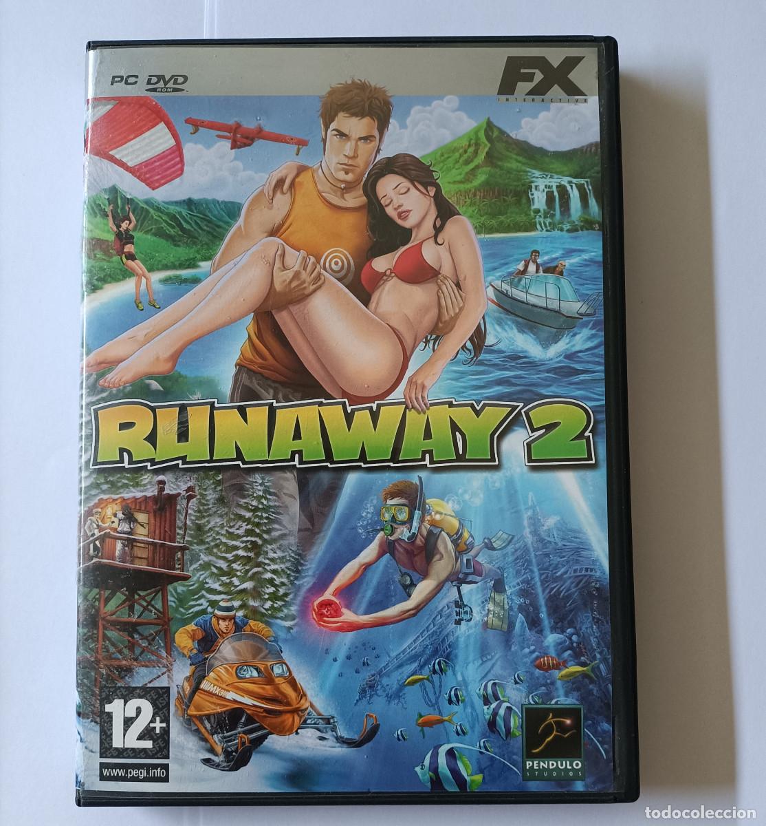 Videojuegos y consolas: JUEGO PC RUNAWAY 2 AVENTURA GR&Aacute;FICA AVENTURAS P&Eacute;NDULO STUDIOS FX INTERACTIVE HAWAI ALASKA