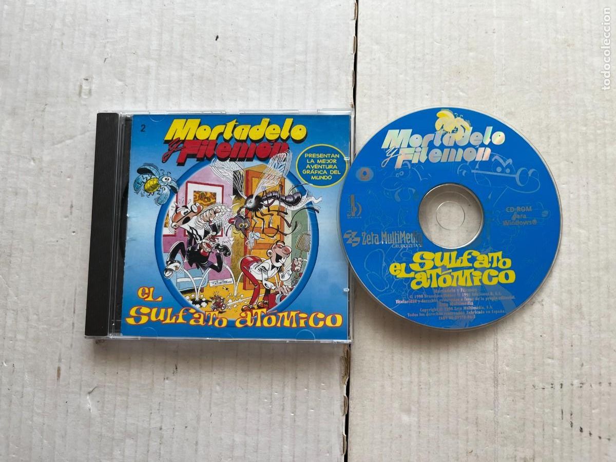 Videojuegos y consolas: MORTADELO Y FILEMON EL SULFATO ATOMICO PC CD ROM KREATEN