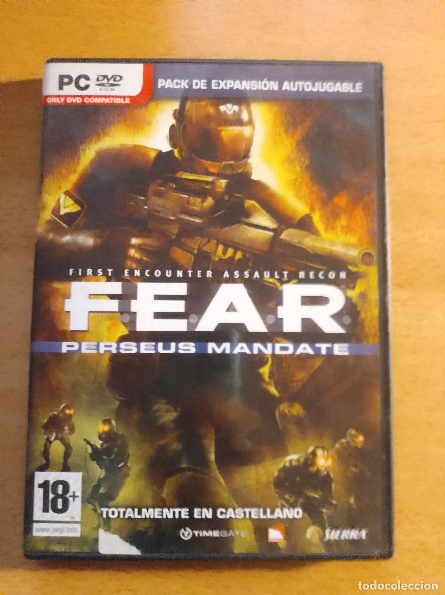 Videojuegos y consolas: Fear Perseus mandate dvd+manual pc game