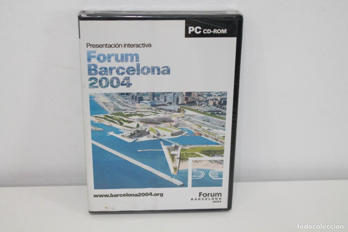 Videojuegos y consolas: PRESENTACION INTERACTIVA FORUM BARCELONA 2004 PC CD-ROM PRECINTADO - Foto 1
