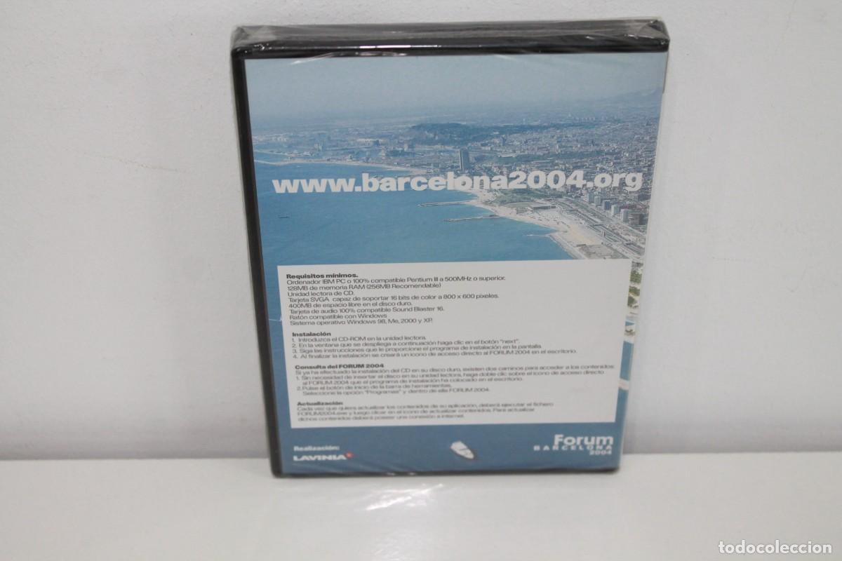 Videojuegos y consolas: PRESENTACION INTERACTIVA FORUM BARCELONA 2004 PC CD-ROM PRECINTADO - Foto 2