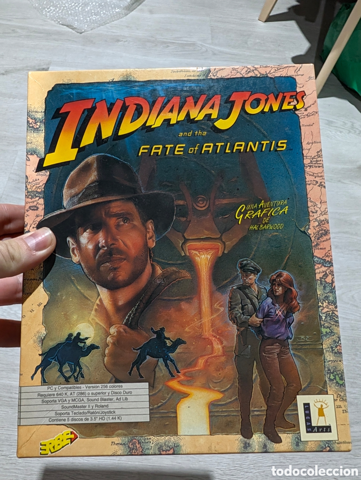 Videojuegos y consolas: Antiguo juego pc Windows Indiana Jones Original funciona con disquettes
