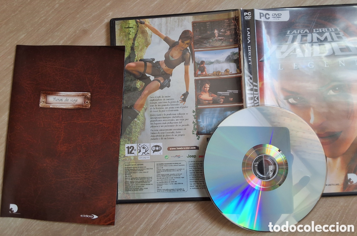 Videojuegos y consolas: Tomb raider legend juego para PC incluye CD y manual