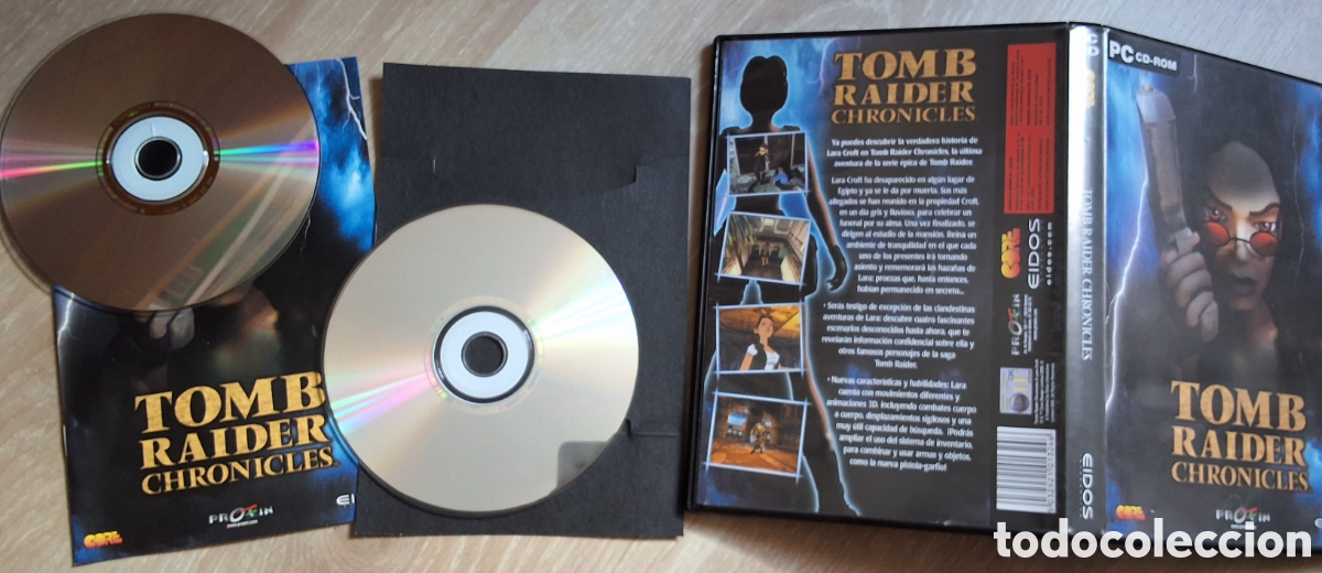 Videojuegos y consolas: Tomb raider chronicles juego para PC incluye 2 CD y manual