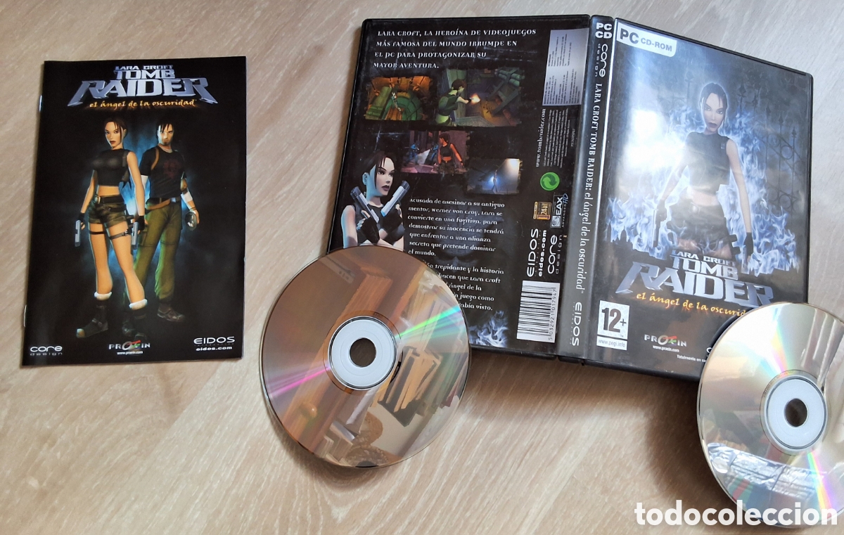 Videojuegos y consolas: Tomb raider el &aacute;ngel de la oscuridad juego para PC incluye CD y manual