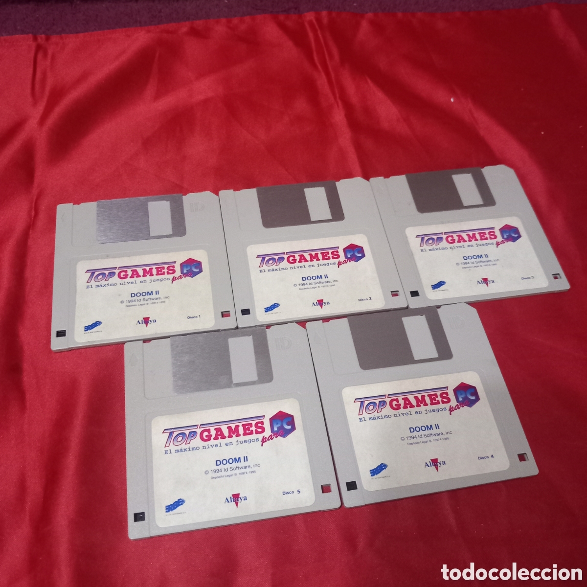 Videojogos e Consolas: VIDEO JUEGO VINTAGE/DOOM II TOP GAMES(5&times;DISQUETES)