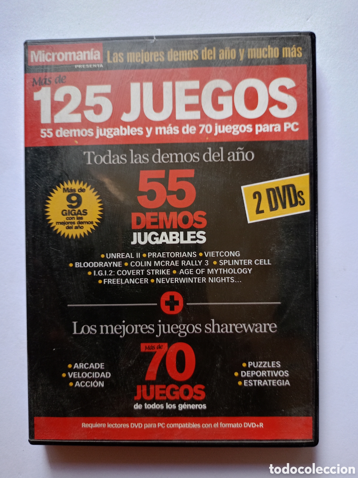 Videospiele und Konsolen: MICROMANIA 125 JUEGOS TODAS LAS 55 DEMOS JUGABLES DEL A&Ntilde;O 70 JUEGO SHAREWARE PC DVD KREATEN