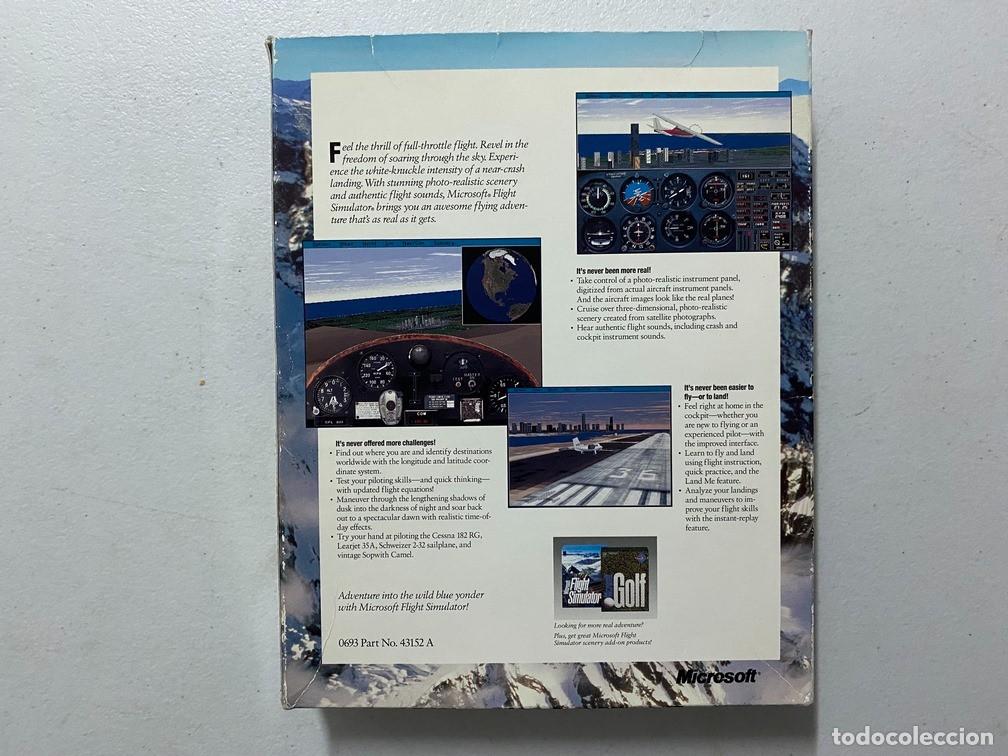 Videojuegos y consolas: MICROSOFT FLIGHT SIMULATOR - PC Videojuego Caja GRANDE de cart&oacute;n - Foto 4