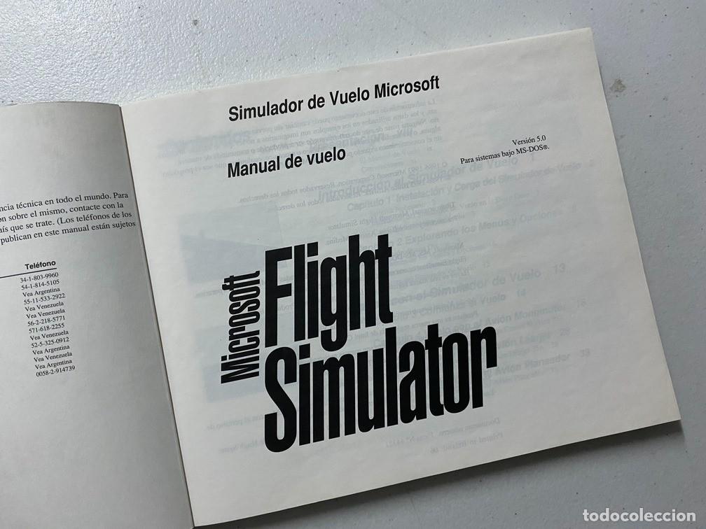 Videojuegos y consolas: MICROSOFT FLIGHT SIMULATOR - PC Videojuego Caja GRANDE de cart&oacute;n - Foto 7