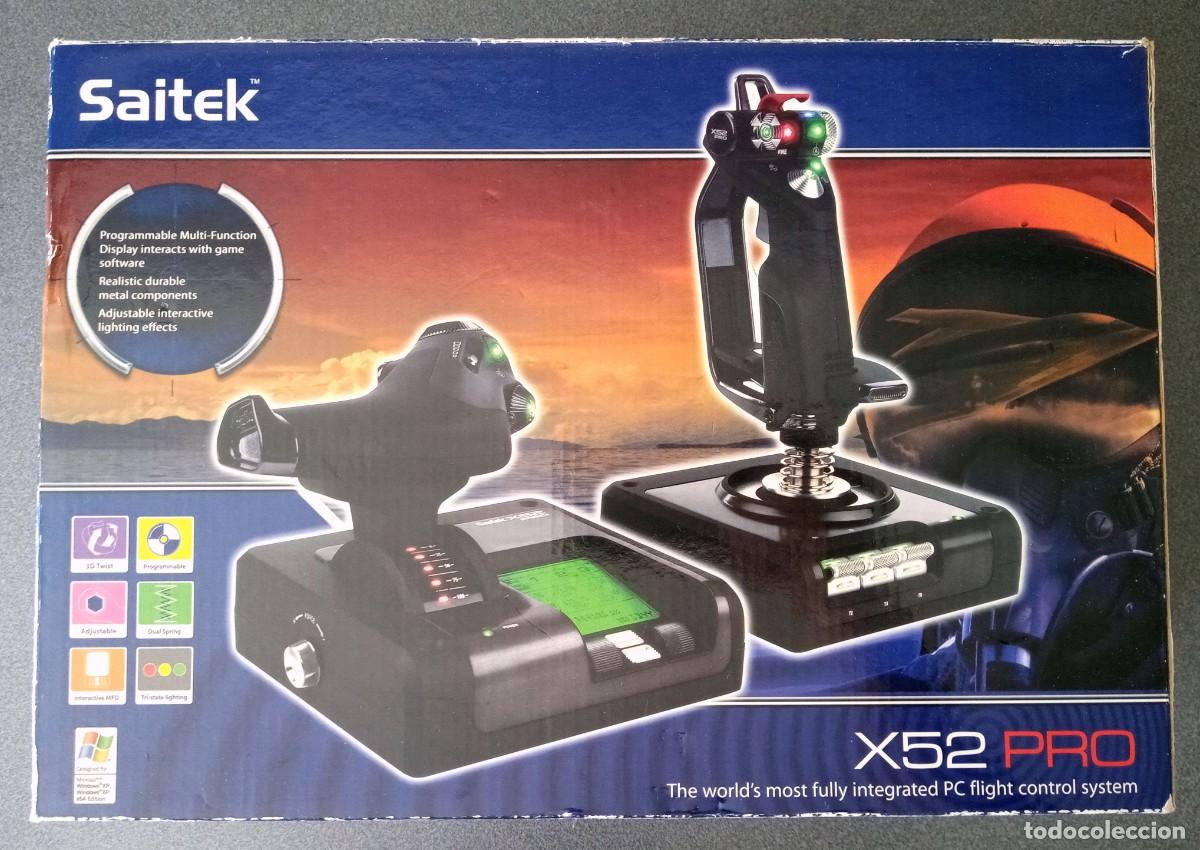Videojuegos y consolas: Joystick G Saitek X52 Pro simulador vuelo
