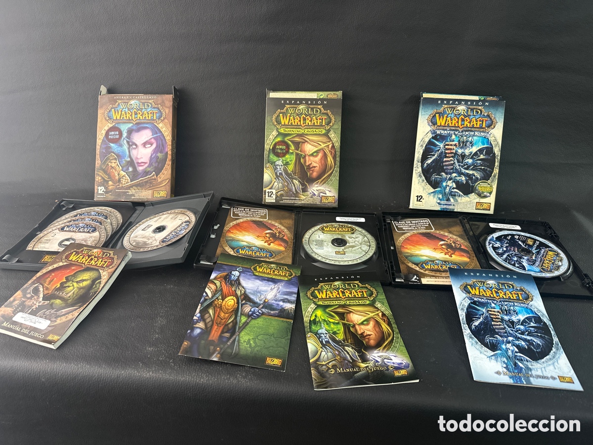 Videojuegos y consolas: World of WarCraft 3 juegos