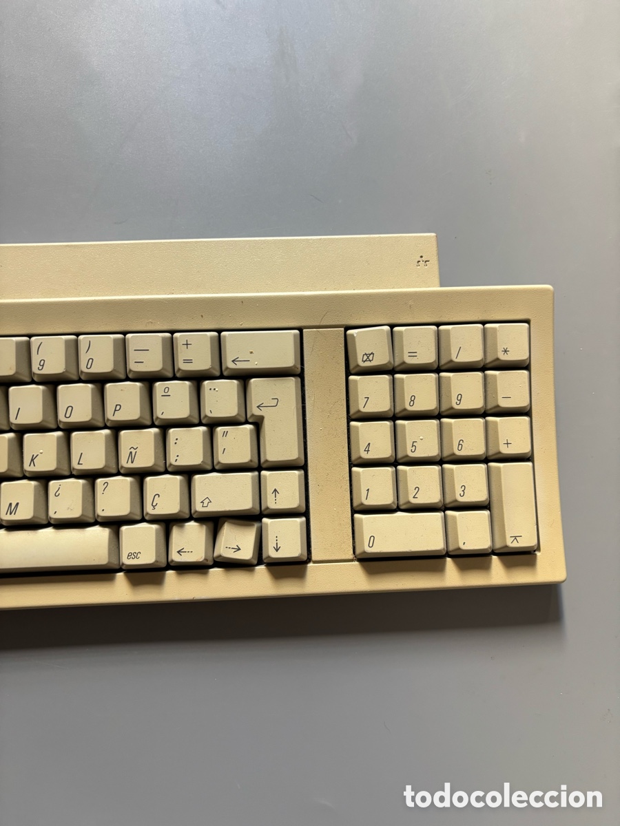 Videojuegos y consolas: Teclado Apple original 1991 - Keyboard II - Foto 3