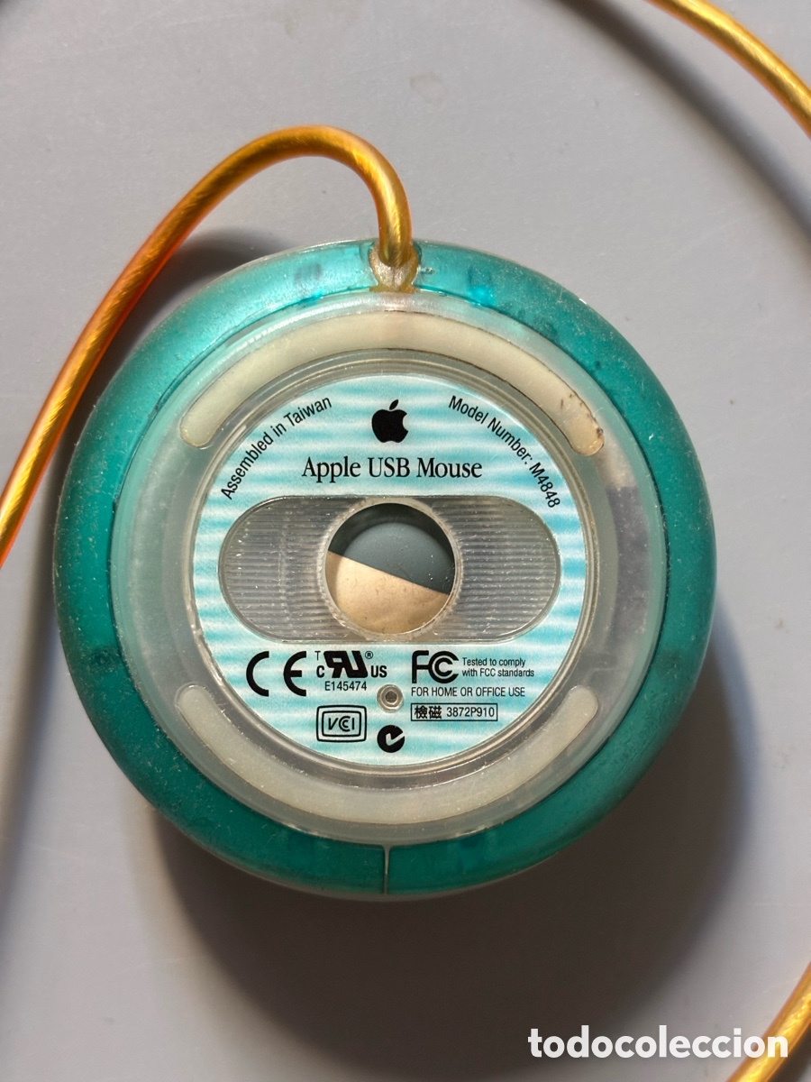Videojuegos y consolas: Apple USB Mouse original. Funciona. 1998 - Foto 3