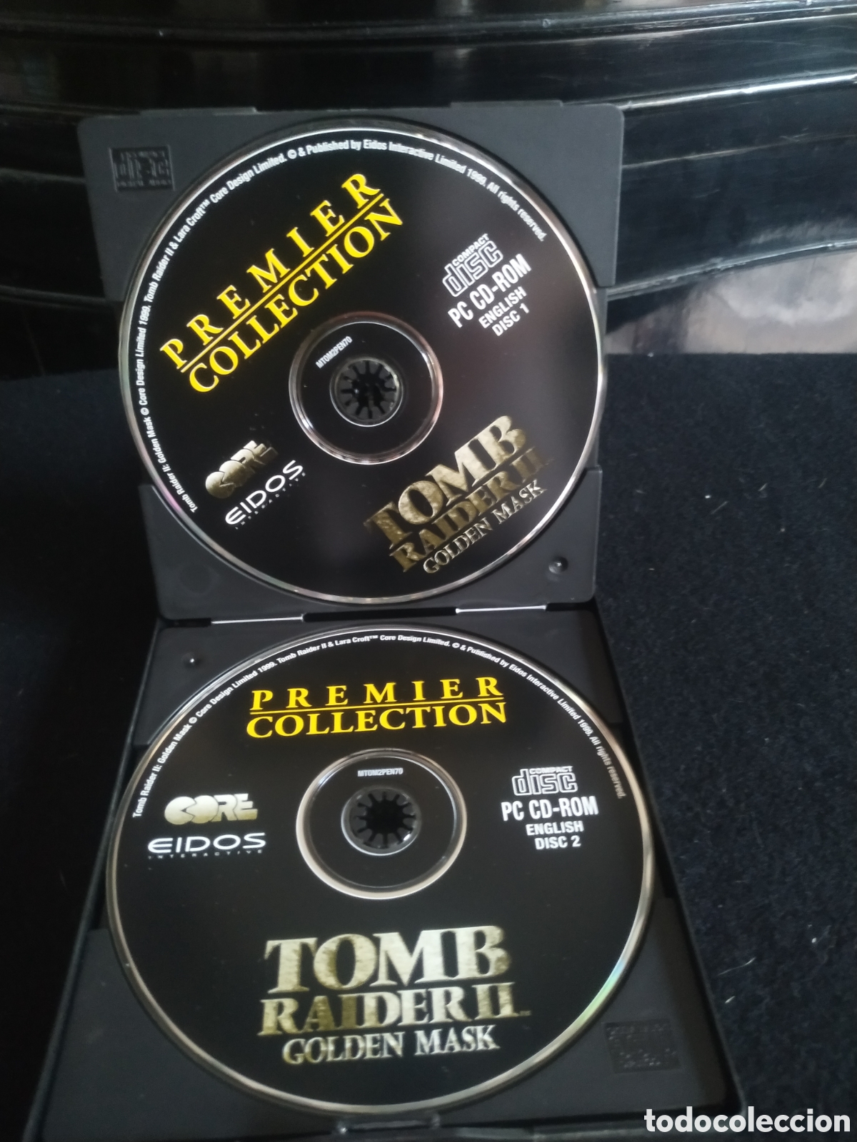 Videojuegos y consolas: Estuche r&iacute;gido con 6 cd Tomb Raider - Foto 2