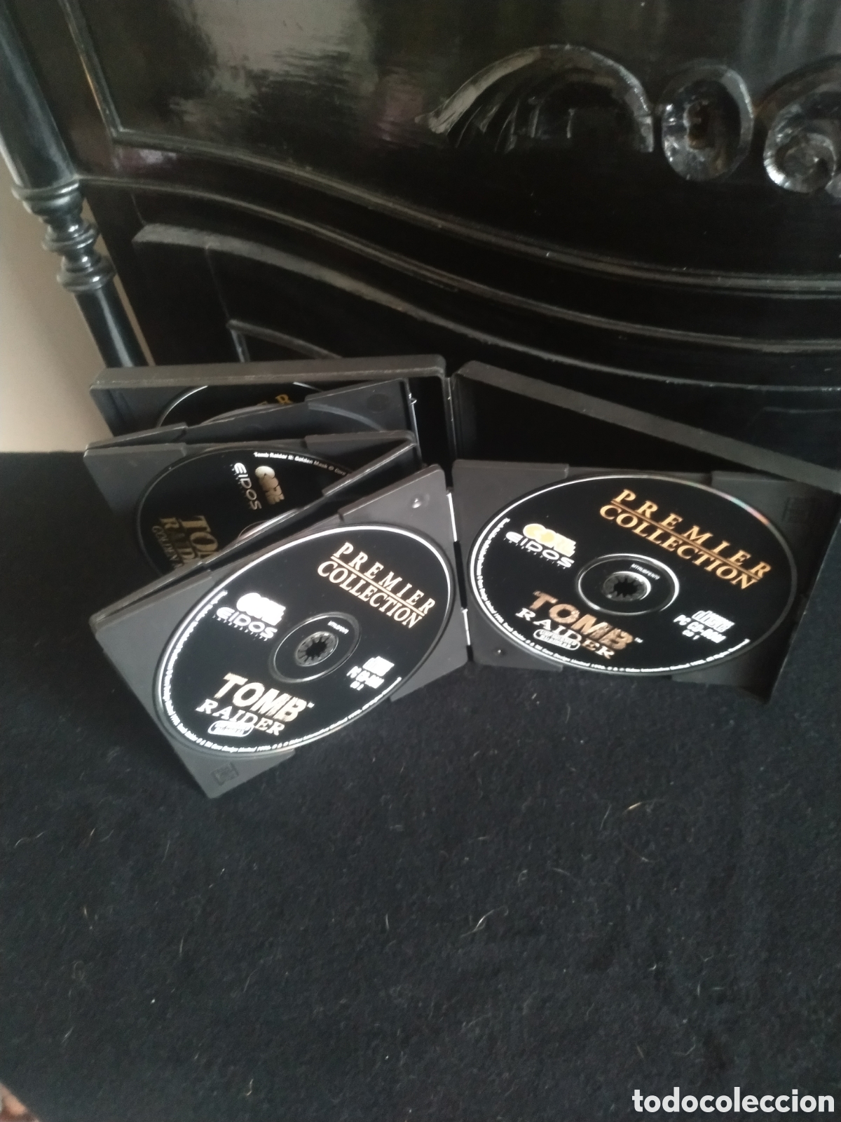 Videojuegos y consolas: Estuche r&iacute;gido con 6 cd Tomb Raider - Foto 5
