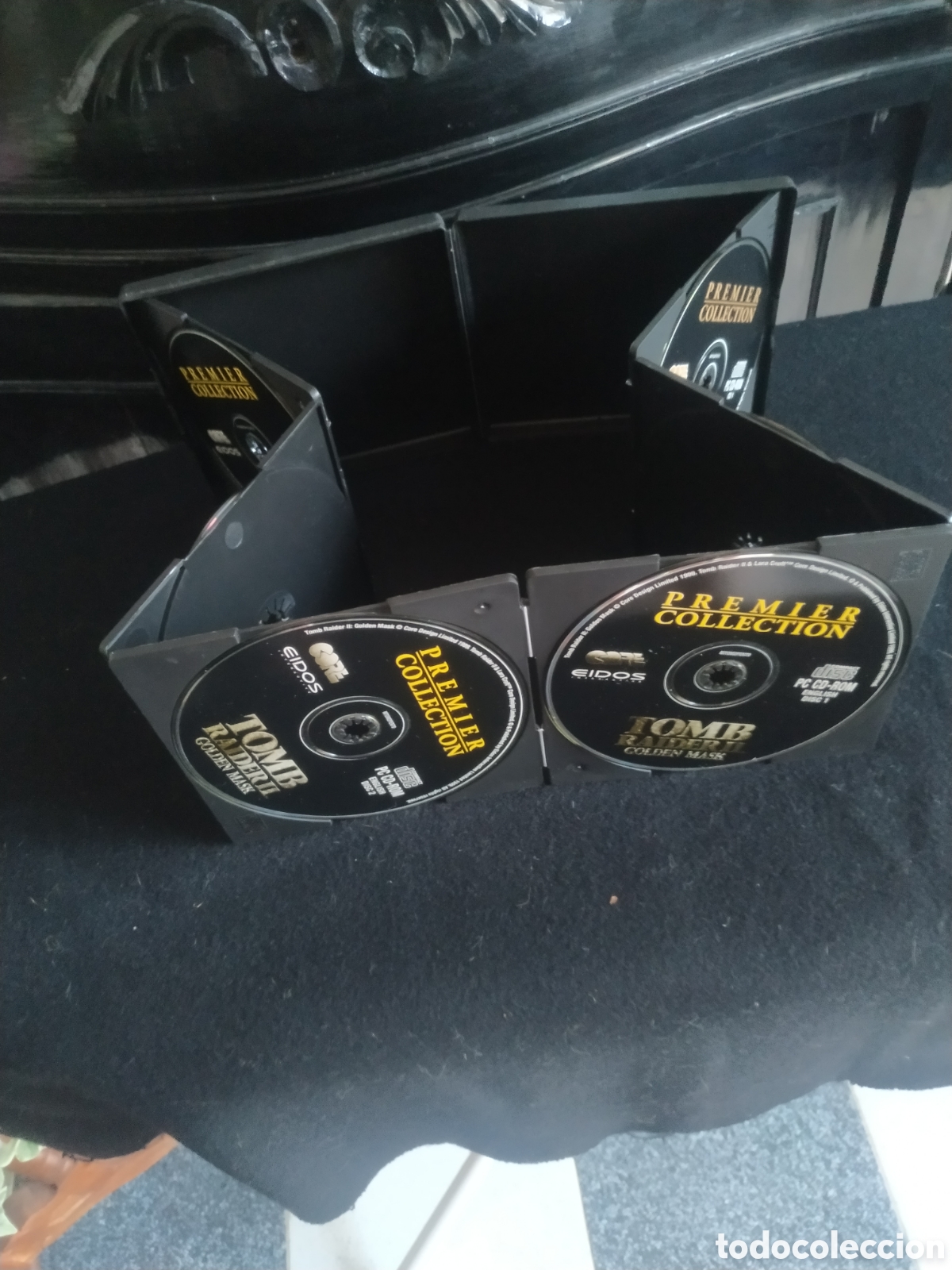 Videojuegos y consolas: Estuche r&iacute;gido con 6 cd Tomb Raider - Foto 12