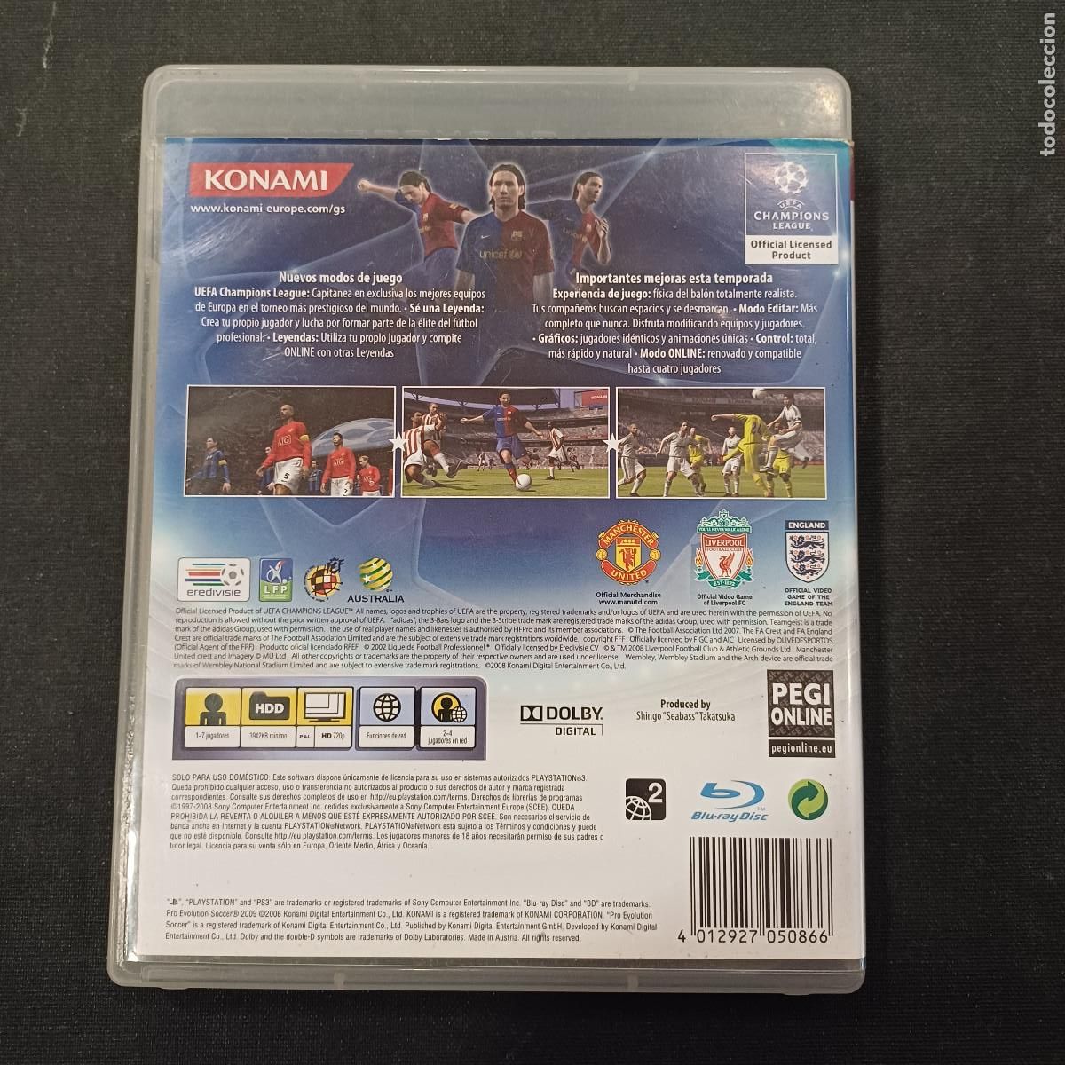 Videojuegos y consolas: PES 2009/PLAYSTATION 3. - Foto 3