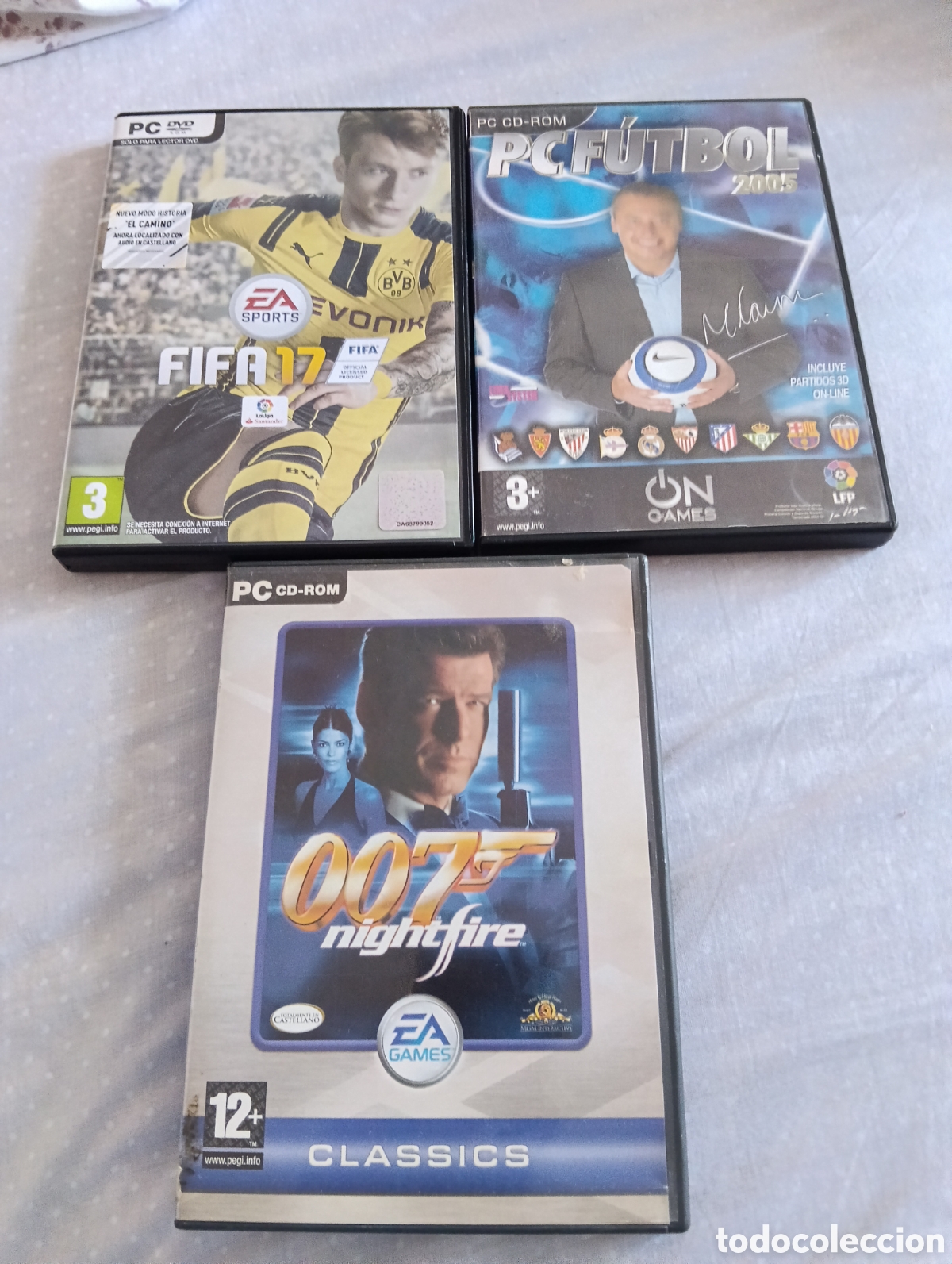 Videojuegos y consolas: Lote de 3 V&iacute;deo Juegos PC.