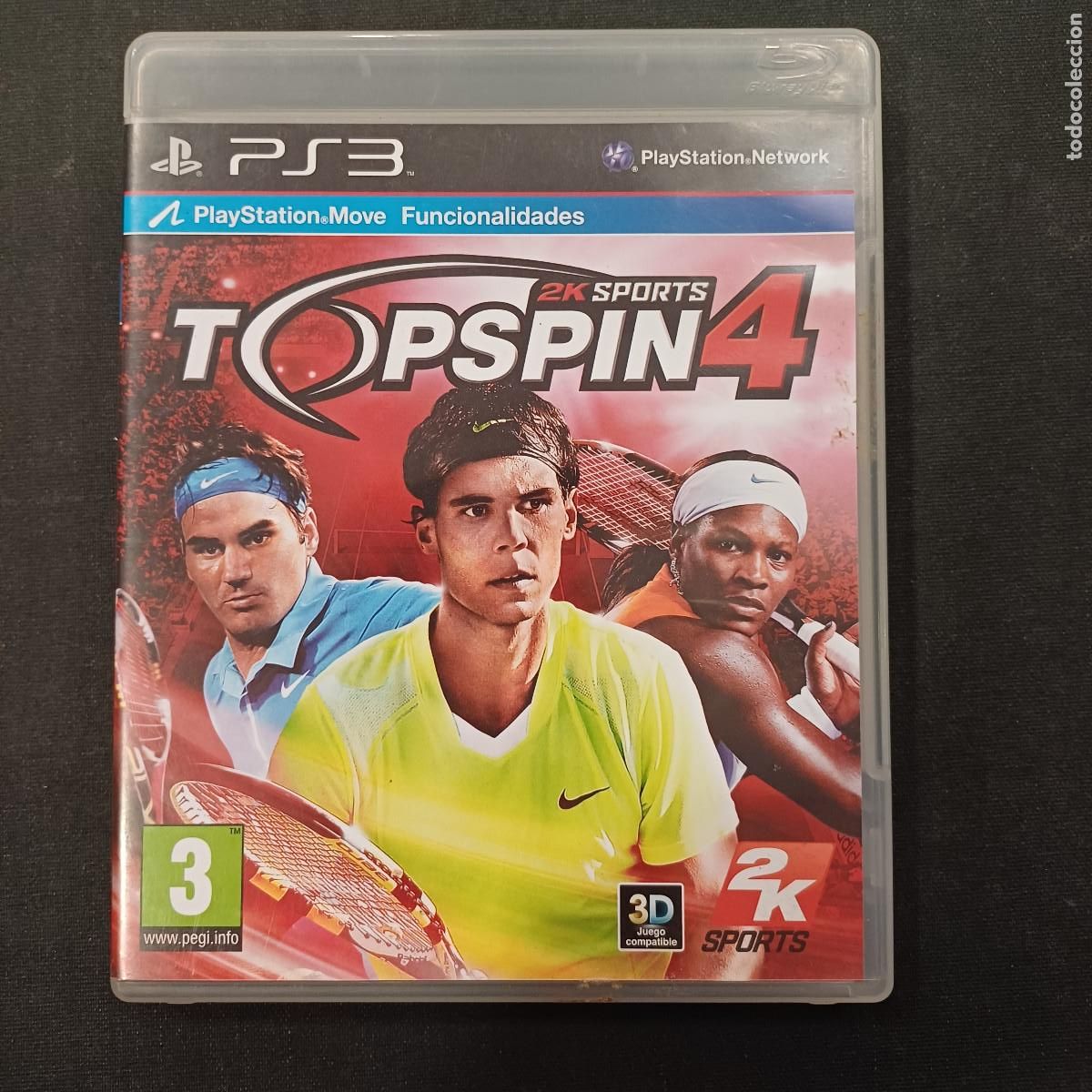 Videojuegos y consolas: TOPSPIN 4/PLAYSTATION 3/COMPLETO.