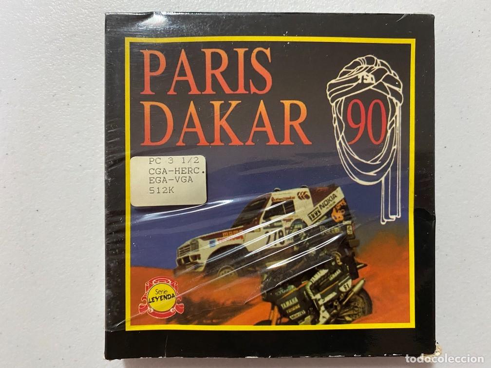 Videojuegos y consolas: PARIS DAKAR 90 - PC Videojuego Caja PEQUE&Ntilde;A de cart&oacute;n