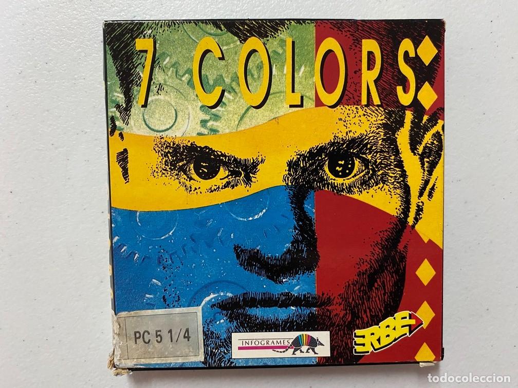 Videojuegos y consolas: 7 COLORS - PC Videojuego Caja PEQUE&Ntilde;A de cart&oacute;n