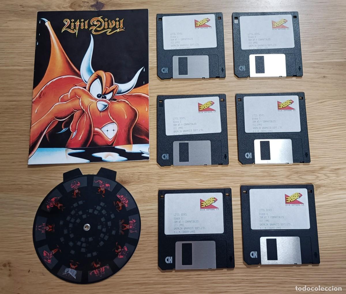 Videojuegos y consolas: JUEGO LITIL DIVIL - ERBE / IBM PC / RETRO VINTAGE / DISKETTE - DISQUETES, INSTRUCCIONES Y MOVIL.