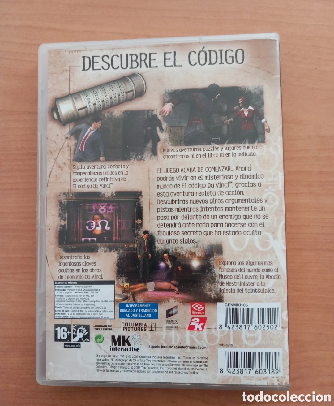 Videojuegos y consolas: El codigo Da Vinci. Juego PC - Foto 3