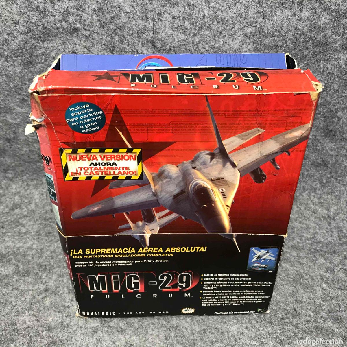 Videojuegos y consolas: F16+MIG29 FULCRUM PC