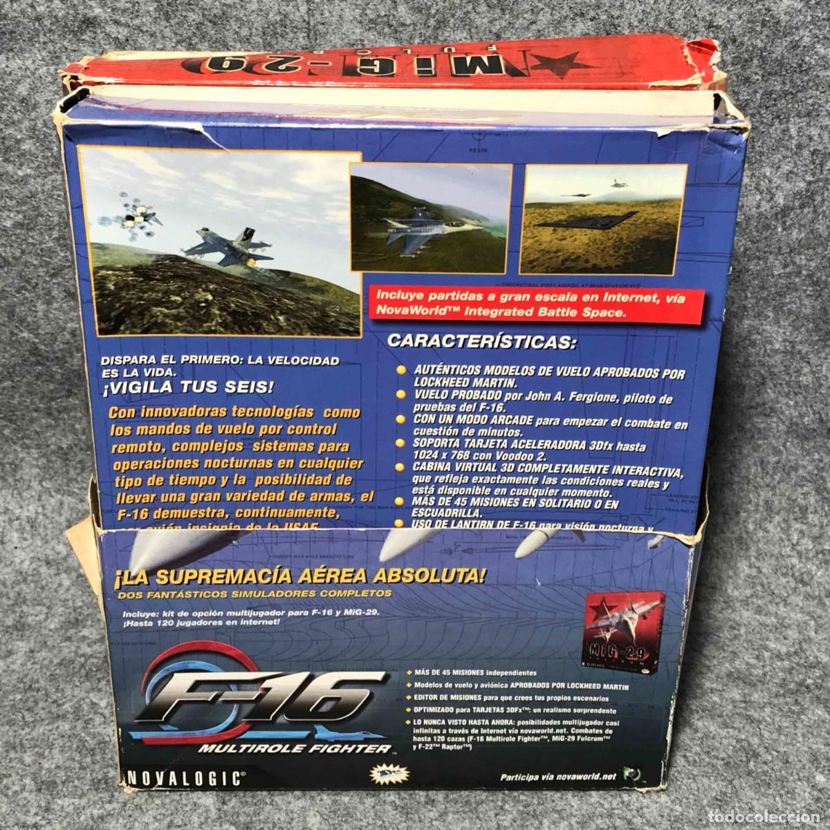 Videojuegos y consolas: F16+MIG29 FULCRUM PC - Foto 8