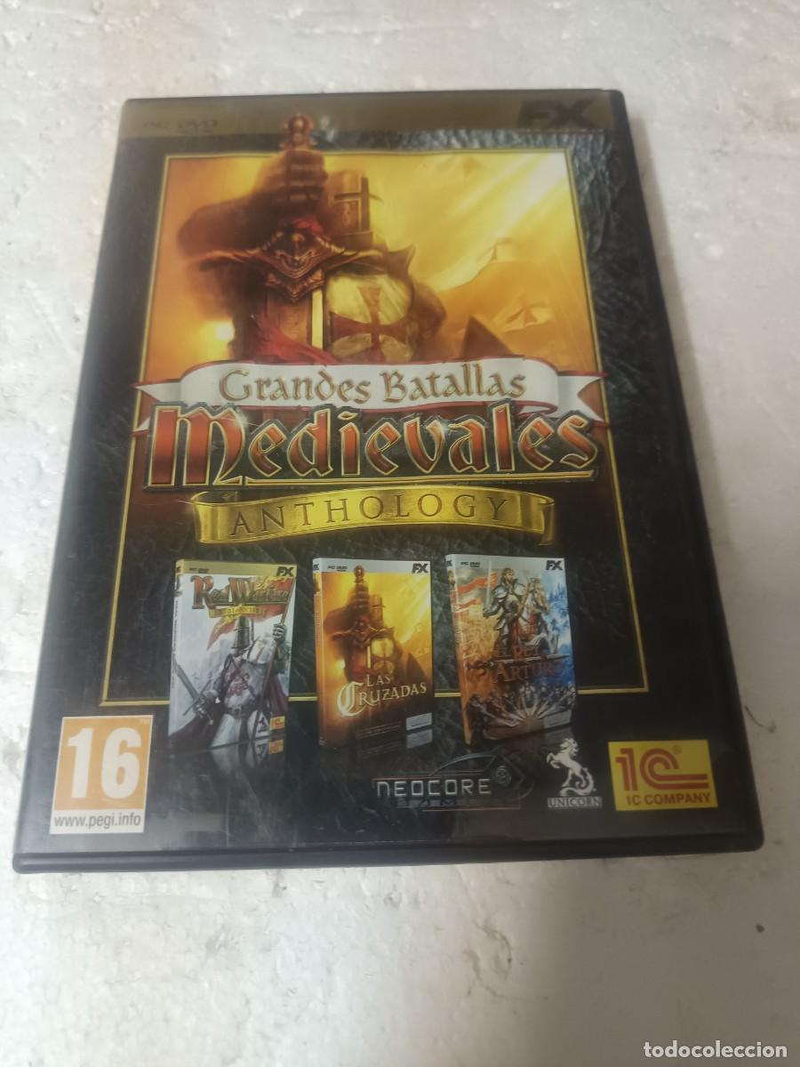 Videojuegos y consolas: Juego antiguo pc DVD ROM grandes batallas medievales anthology