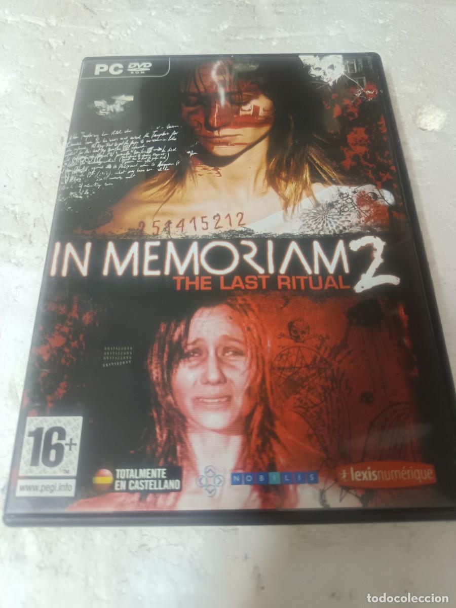 Videojuegos y consolas: Juego antiguo pc DVD ROM in memoriam 2