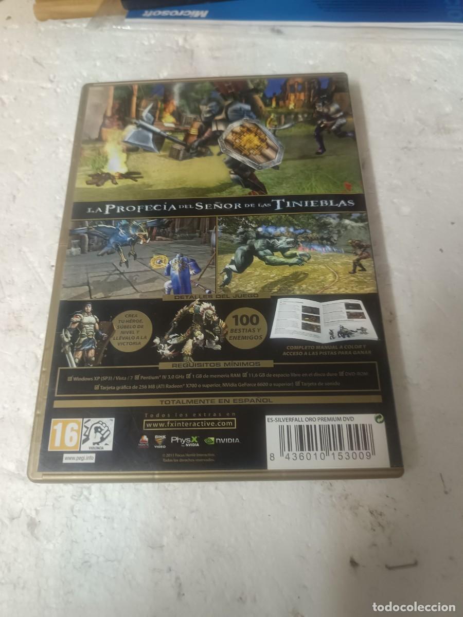 Videojuegos y consolas: Juego antiguo pc DVD ROM silverfail edici&oacute;n de oro - Foto 2