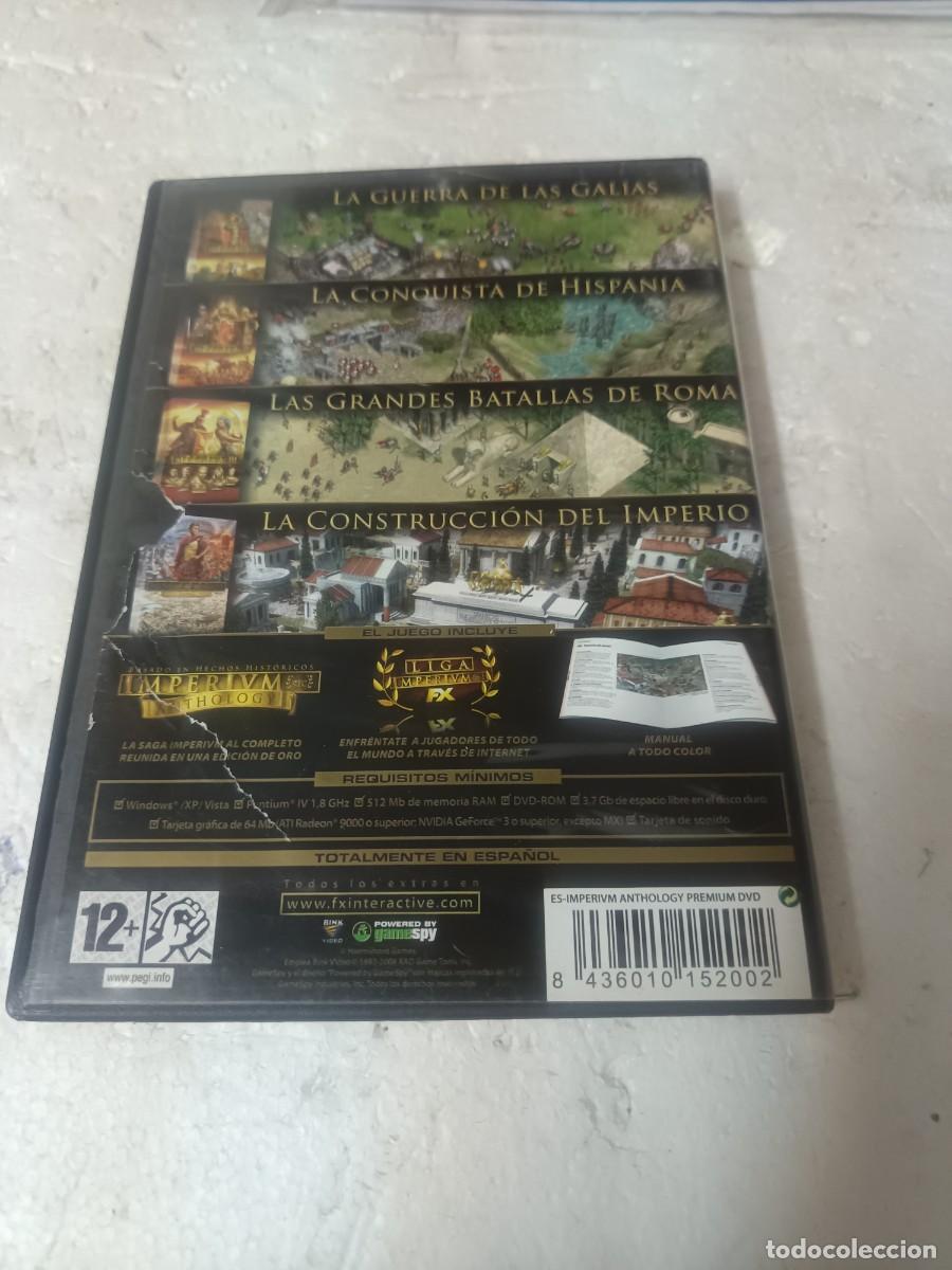 Videojuegos y consolas: Juego antiguo pc DVD ROM imperium anthology - Foto 2