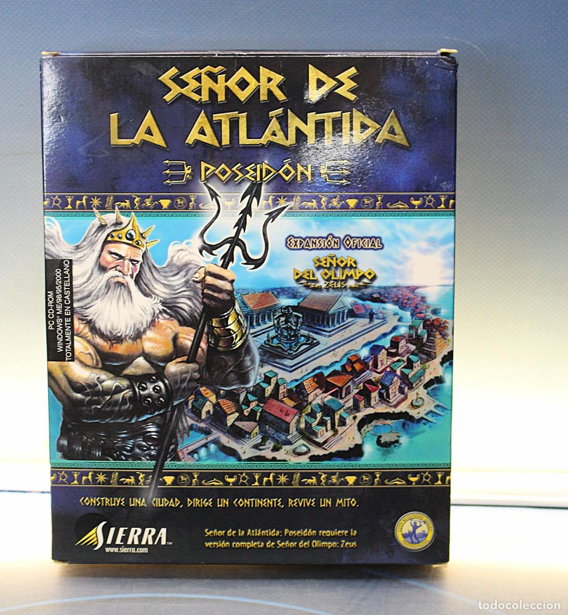 Videojuegos y consolas: Videojuego PC: Se&ntilde;or de la Atl&aacute;ntida. Poseid&oacute;n. Expansi&oacute;n Oficial de &ldquo;Se&ntilde;or del Olimpo. Zeus&rdquo;. Caja