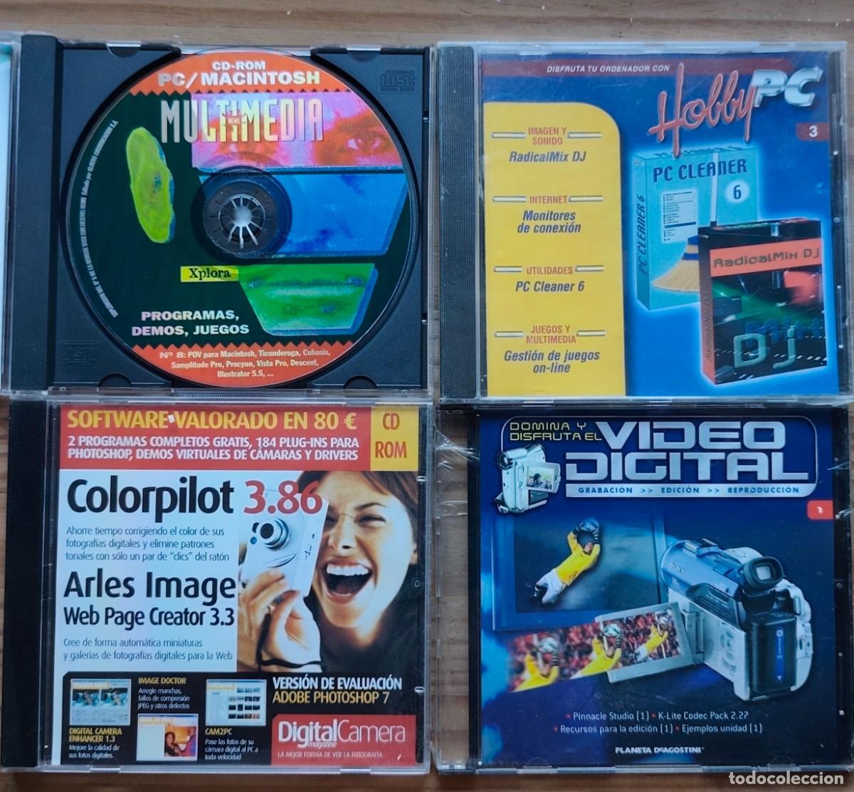 Videojuegos y consolas: LOTE DE 8 DISCOS CON PROGRAMAS INFORMATICOS - HOBBY PC 3, VIDEO DIGITAL 1, DIGITAL CAMERA, ETC.FOTOS