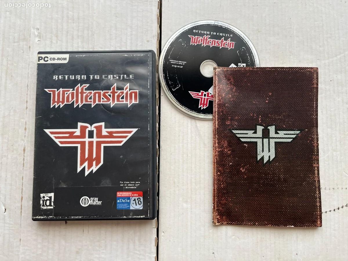 Videojuegos y consolas: RETURN TO CASTLE WOLFENSTEIN - PC CD KREATEN - Foto 2