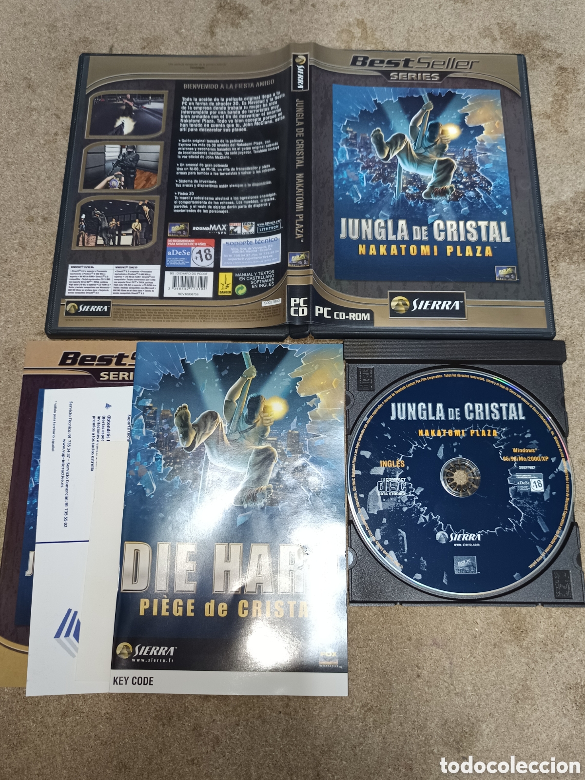 Videojuegos y consolas: PC CD JUNGLA DE CRISTAL NAKATOMI PLAZA PAL ESP COMPLETO