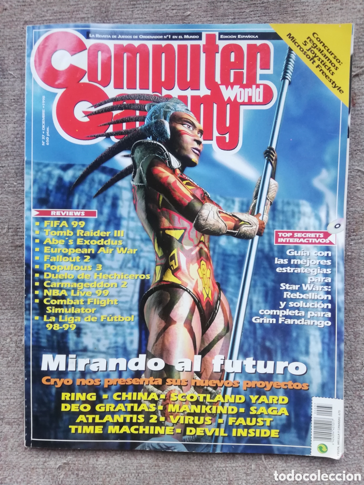 Videojuegos y consolas: Revista de juegos de ordenador Computer Gaming World. N&uacute;mero 37, diciembre 1998