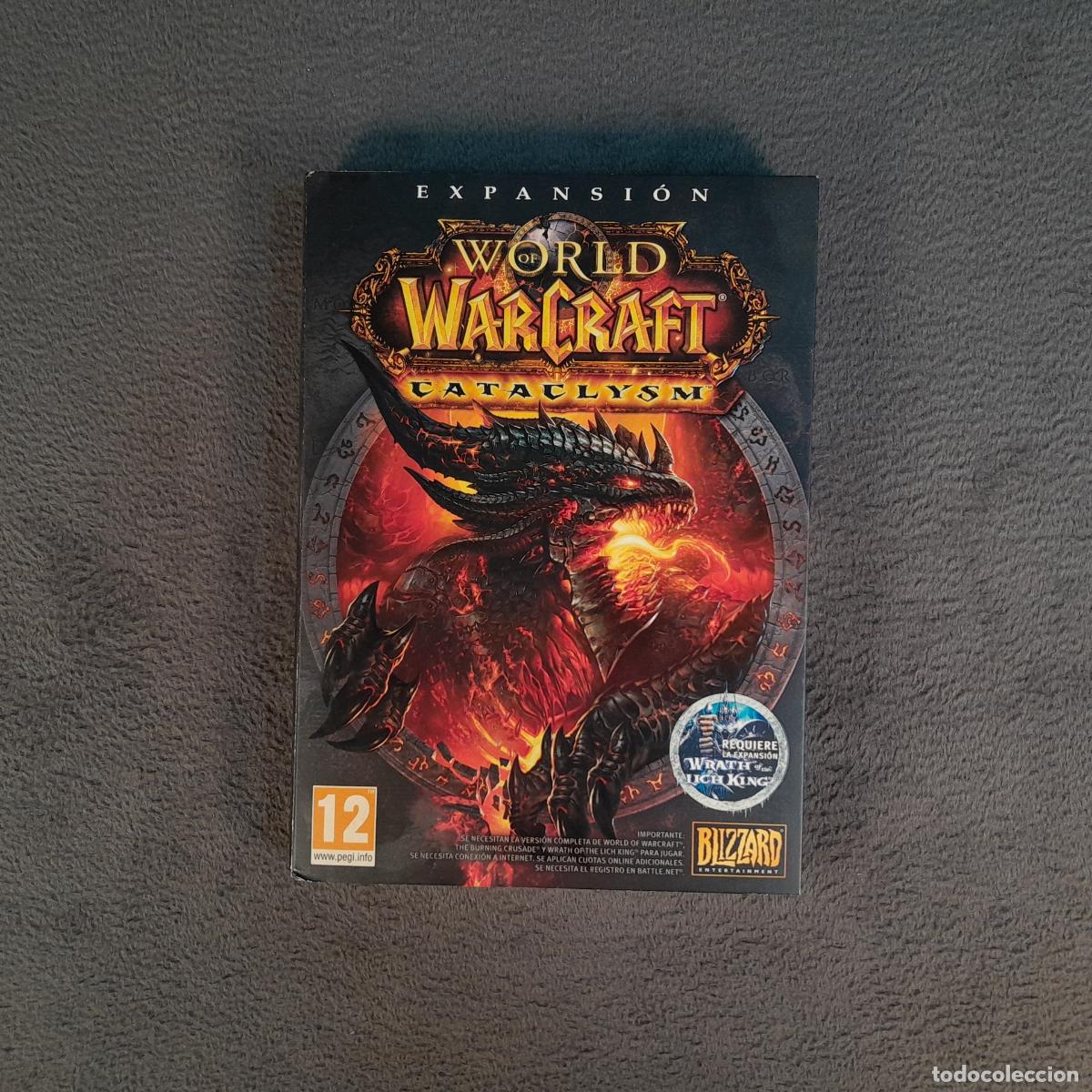 Videojuegos y consolas: VJ-25. WORLD OF WARCRAFT CATACLYSM. PL&Aacute;STICO Y CART&Oacute;N. 2010