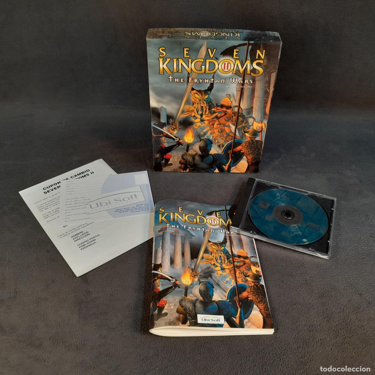 Videojuegos y consolas: VJ-32. SEVEN KINGDOMS II: THE FRYHTAN WARS. CART&Oacute;N Y PL&Aacute;STICO. 1999