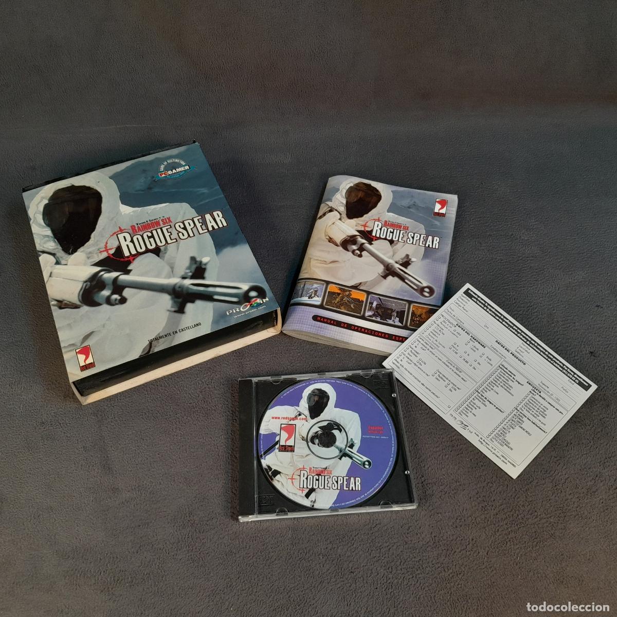 Videojuegos y consolas: VJ-33. TOM CLANCY'S RAINBOW SIX: ROGUE SPEAR. CART&Oacute;N Y PL&Aacute;STICO. 1999