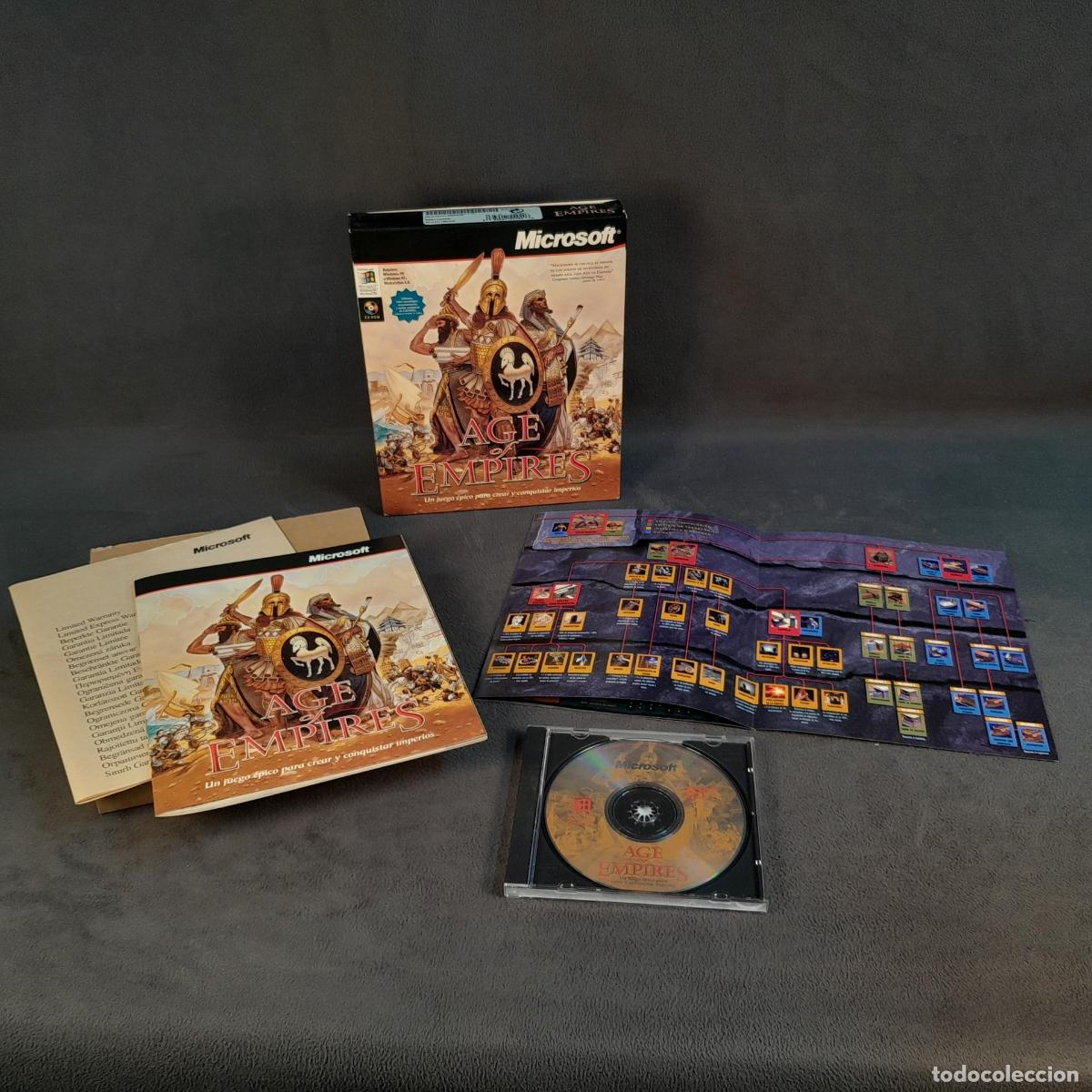 Videospiele und Konsolen: VJ-30. AGE OF EMPIRES. CART&Oacute;N Y PL&Aacute;STICO. 1997