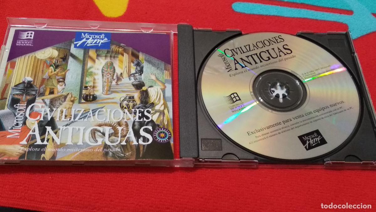 Videojuegos y consolas: Microsoft PC CD-ROM | Windows 95 | MICROSOFT CIVILIZACIONES ANTIGUAS - SOFTWARE CD CON CERTIFICADO - Foto 2