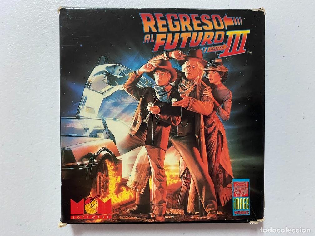 Videojuegos y consolas: REGRESO AL FUTURO III - PC Videojuego Caja PEQUE&Ntilde;A de cart&oacute;n