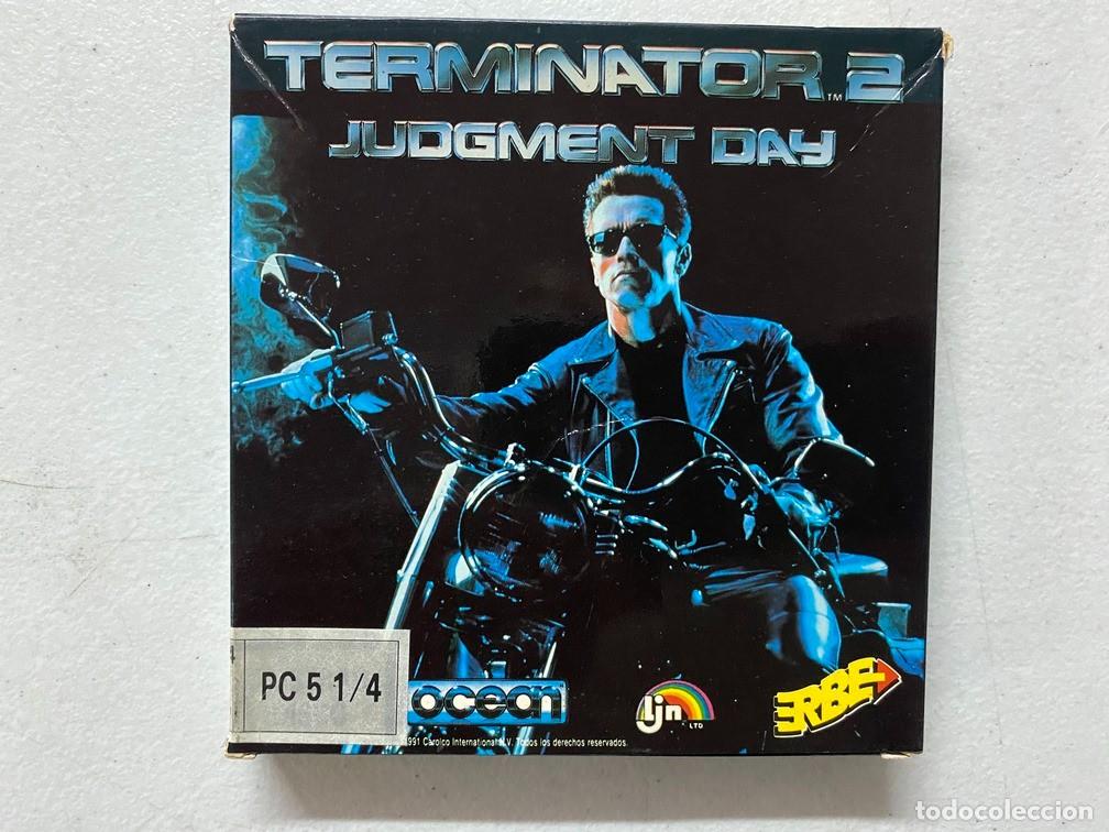 Videojuegos y consolas: TERMINATOR 2 - PC Videojuego Caja PEQUE&Ntilde;A de cart&oacute;n