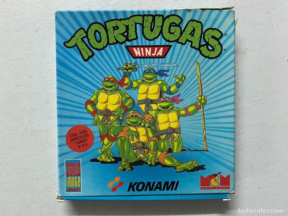 Videojuegos y consolas: LAS TORTUGAS NINJA - PC Videojuego Caja PEQUE&Ntilde;A de cart&oacute;n