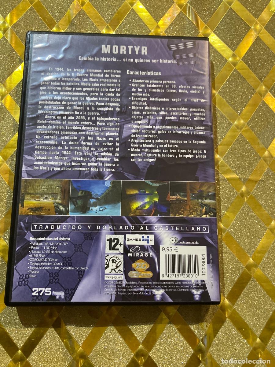 Videojuegos y consolas: JUEGO PC MORTYR 2093 - 1944 CD - ROM ! - Foto 3