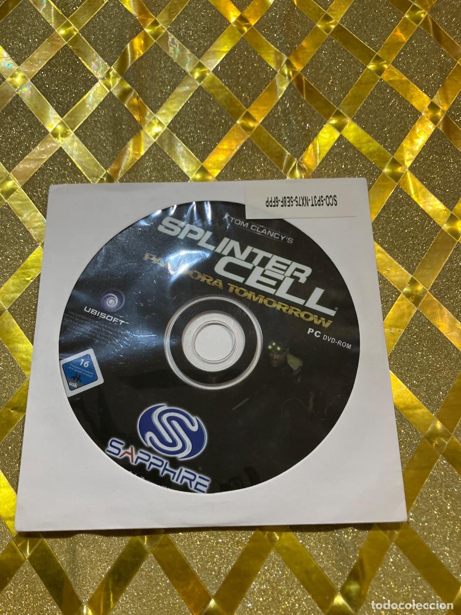 Videojuegos y consolas: JUEGO PC SPLINTER CELL PANDORA TOMORROW CD - ROM !