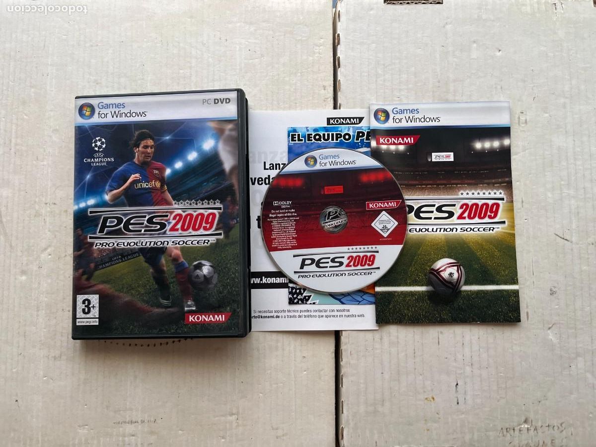Videojuegos y consolas: PRO EVOLUTION SOCCER 2009 PES - PC DVD ROM KREATEN