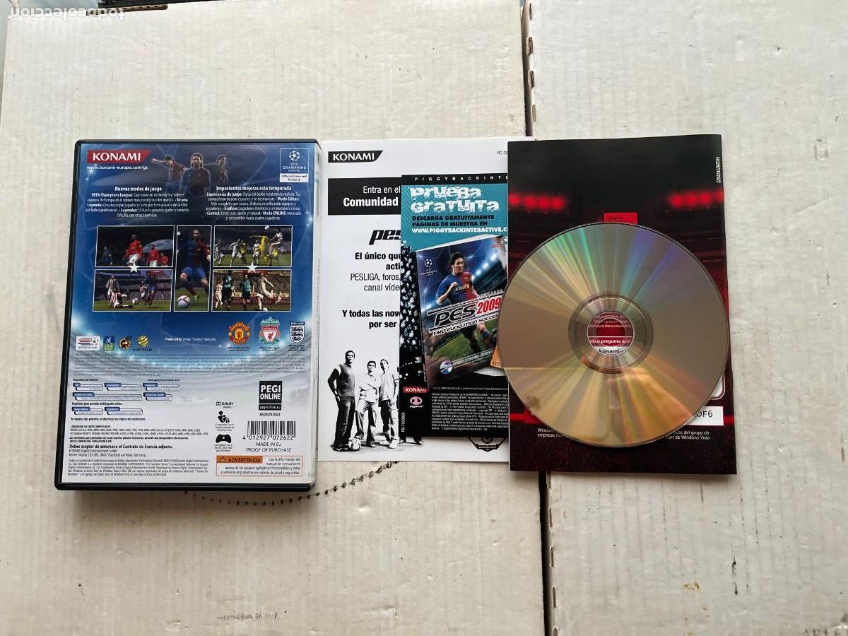 Videojuegos y consolas: PRO EVOLUTION SOCCER 2009 PES - PC DVD ROM KREATEN - Foto 2